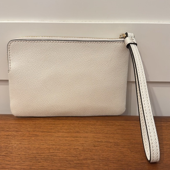 Coach Wristlet or Pouch in Chalk - Picture 2 of 4